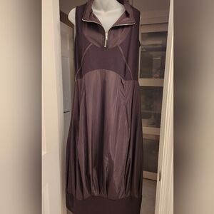 Elegant Black Multimedia Sleeveless Dress